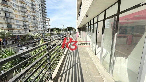 Sala, 104 m² - venda por R$ 425.000,00 ou aluguel por R$ 5.596,00 - Boqueirão - Santos/SP