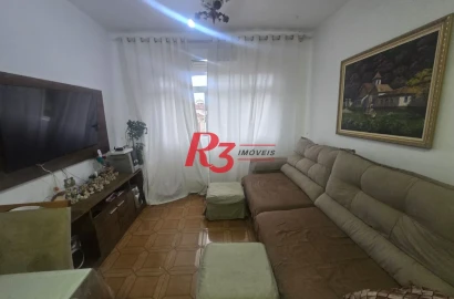 Apartamento com 2 dormitórios à venda, 86 m² por R$ 436.000,00 - Encruzilhada - Santos/SP