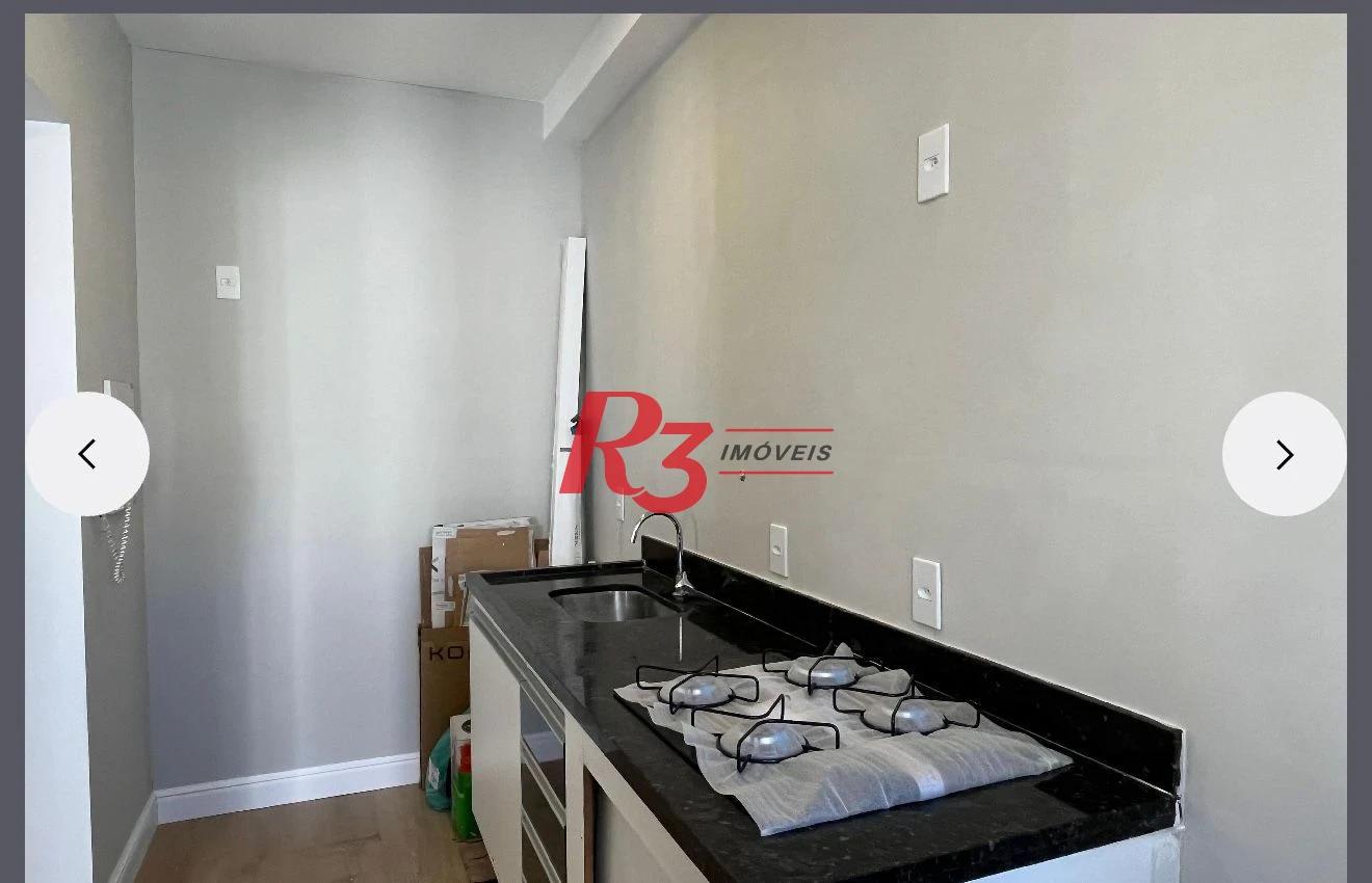 Apartamento com 2 dormitórios à venda, 49 m² por R$ 335.000,00 - Castelo - Santos/SP