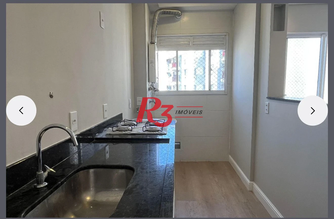 Apartamento com 2 dormitórios à venda, 49 m² por R$ 335.000,00 - Castelo - Santos/SP