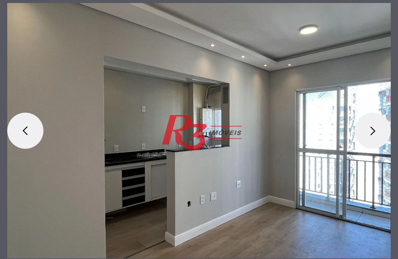 Apartamento com 2 dormitórios à venda, 49 m² por R$ 335.000,00 - Castelo - Santos/SP
