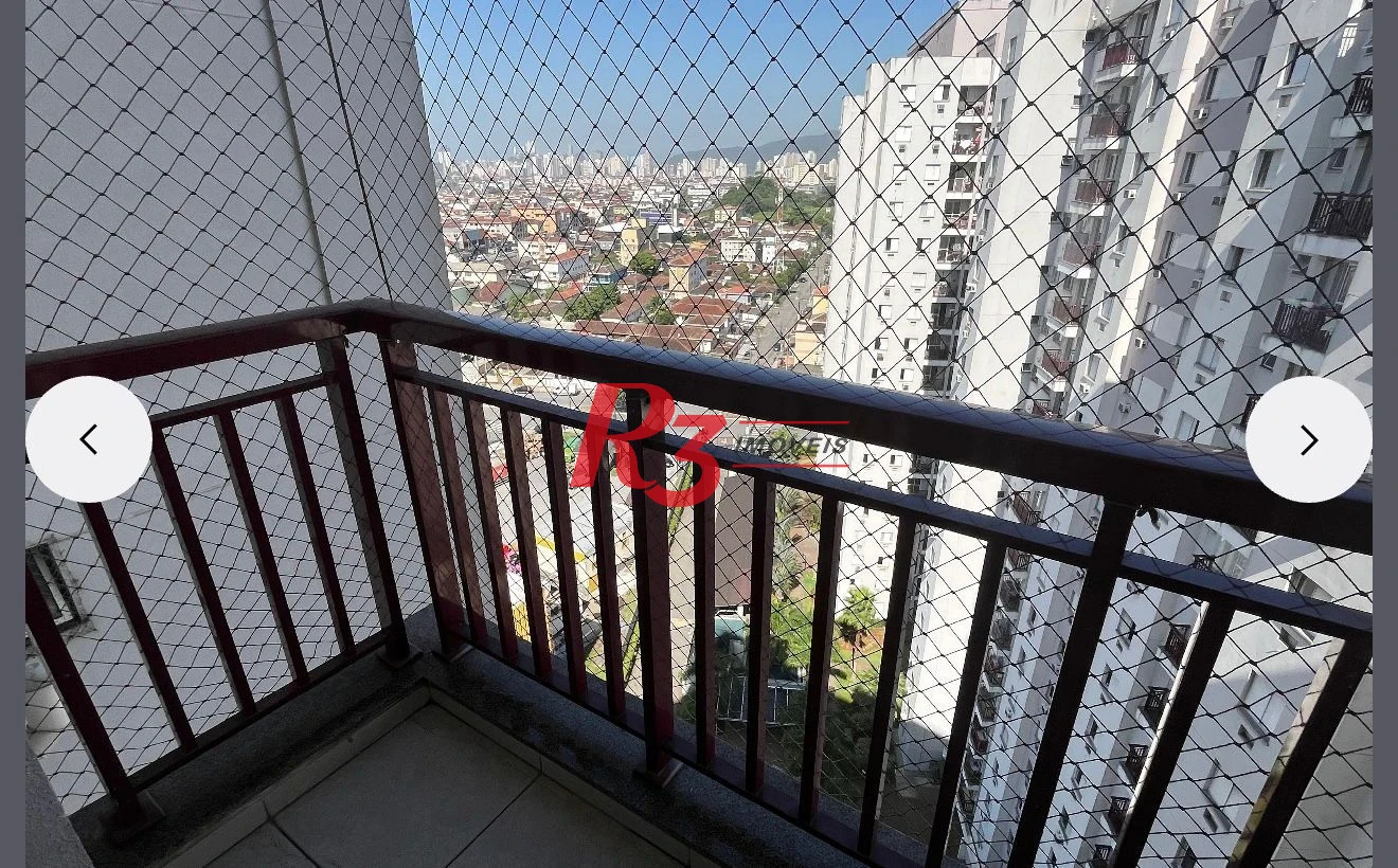 Apartamento com 2 dormitórios à venda, 49 m² por R$ 335.000,00 - Castelo - Santos/SP