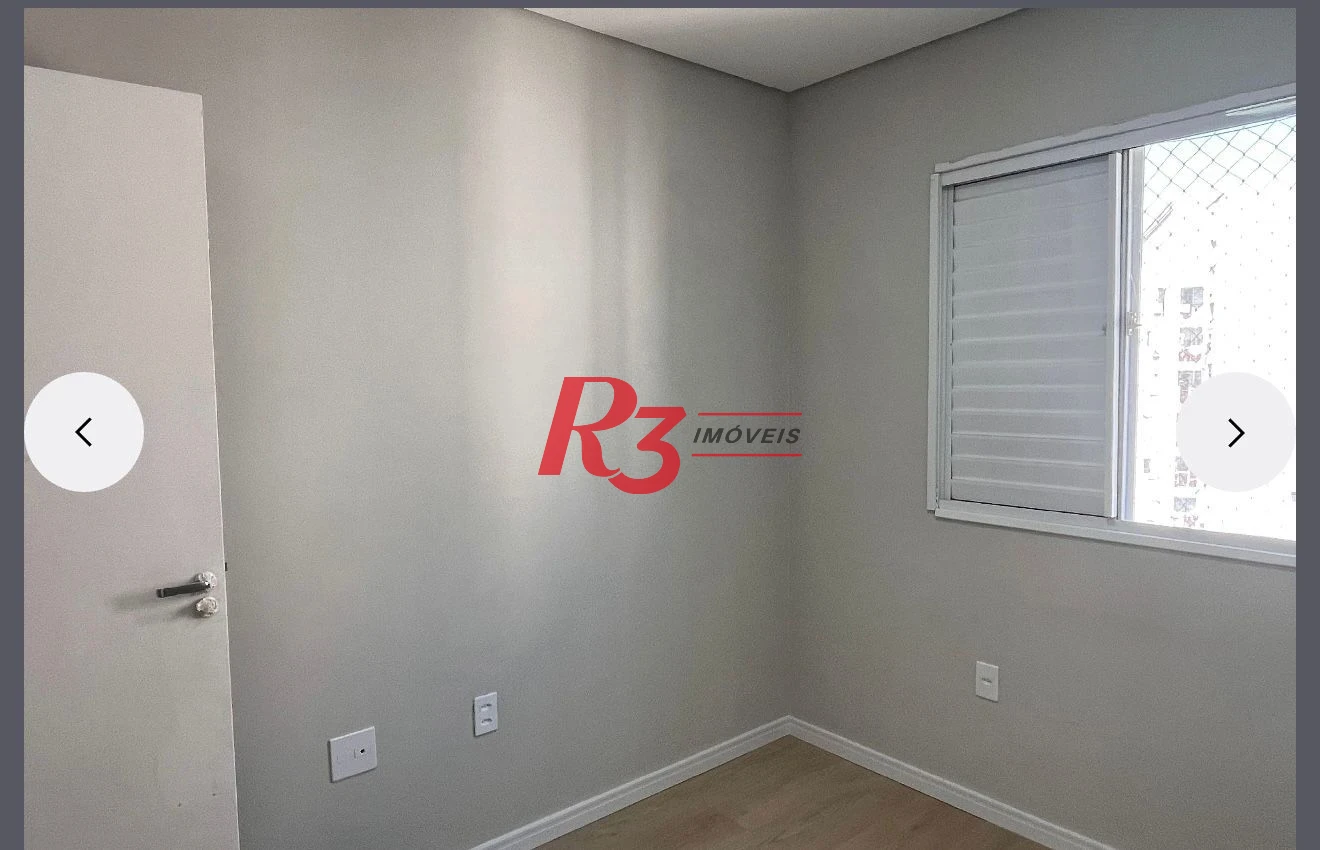 Apartamento com 2 dormitórios à venda, 49 m² por R$ 335.000,00 - Castelo - Santos/SP