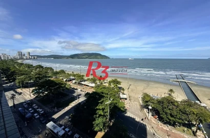 Apartamento com 2 dormitórios à venda, 133 m² por R$ 950.000,00 - Embaré - Santos/SP