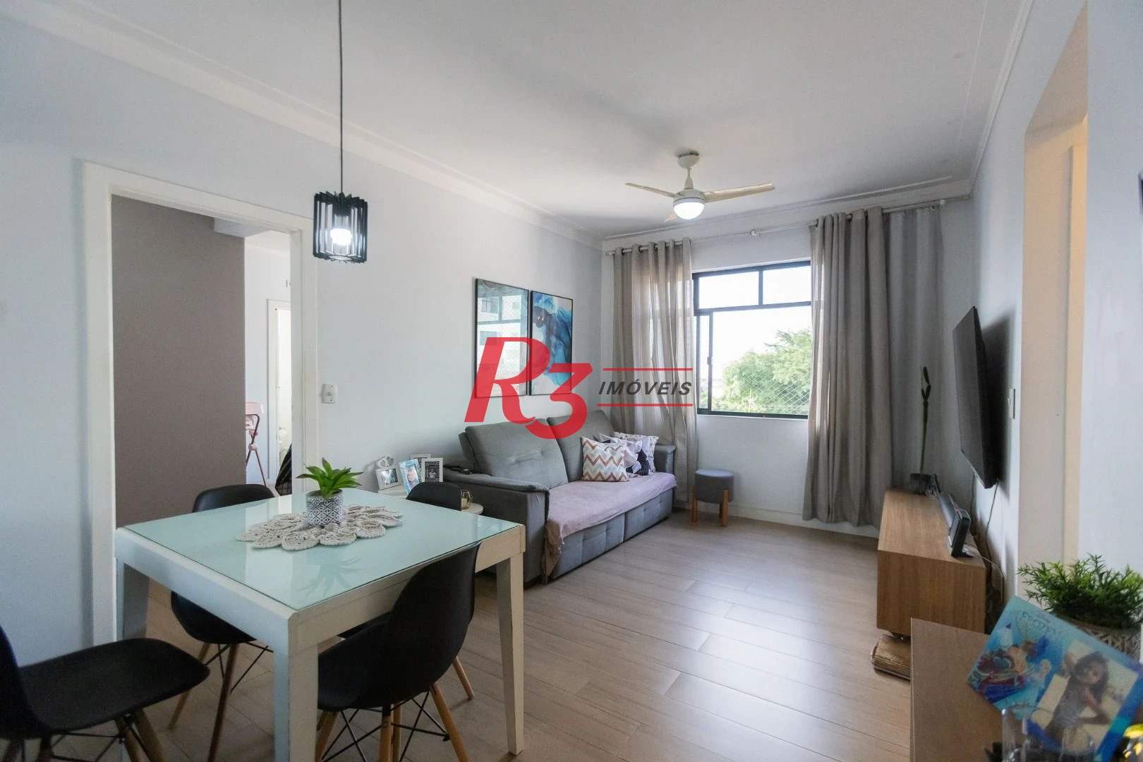 Apartamento com 2 dormitórios à venda, 90 m² por R$ 530.000,00 - Aparecida - Santos/SP