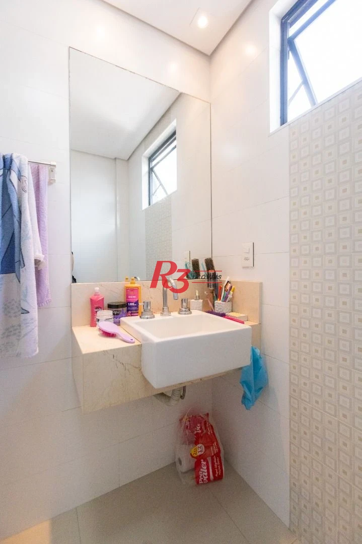 Apartamento com 2 dormitórios à venda, 90 m² por R$ 530.000,00 - Aparecida - Santos/SP