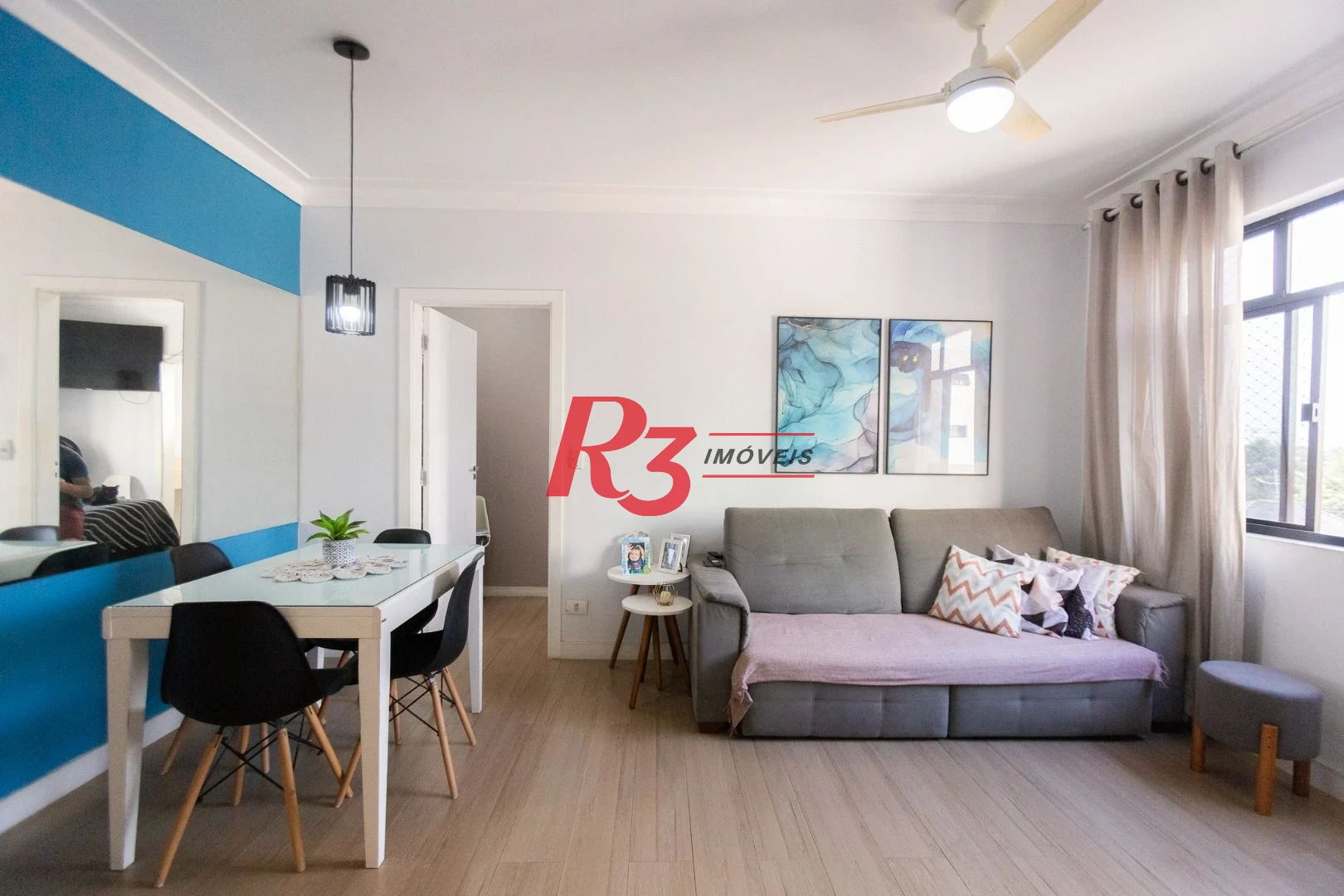 Apartamento com 2 dormitórios à venda, 90 m² por R$ 530.000,00 - Aparecida - Santos/SP