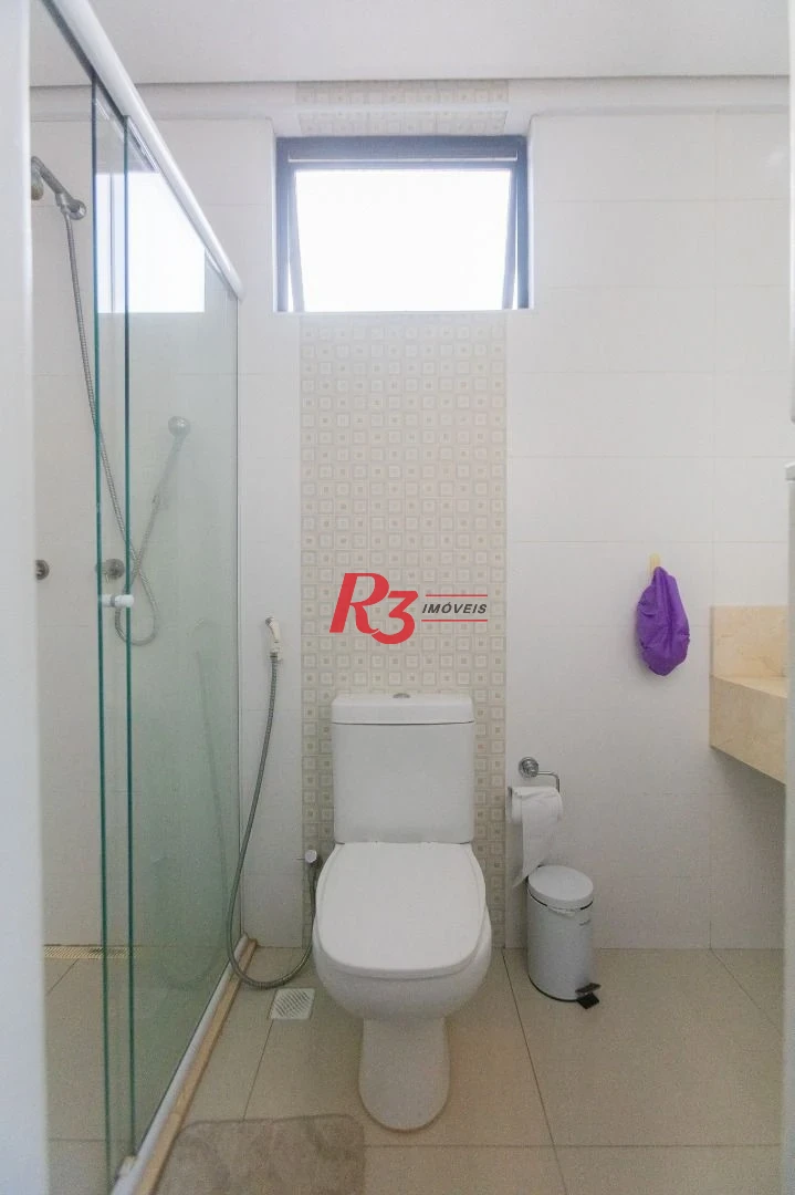 Apartamento com 2 dormitórios à venda, 90 m² por R$ 530.000,00 - Aparecida - Santos/SP