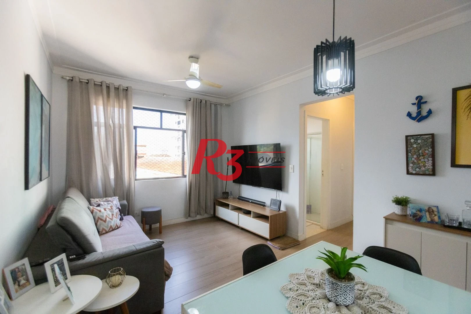 Apartamento com 2 dormitórios à venda, 90 m² por R$ 530.000,00 - Aparecida - Santos/SP