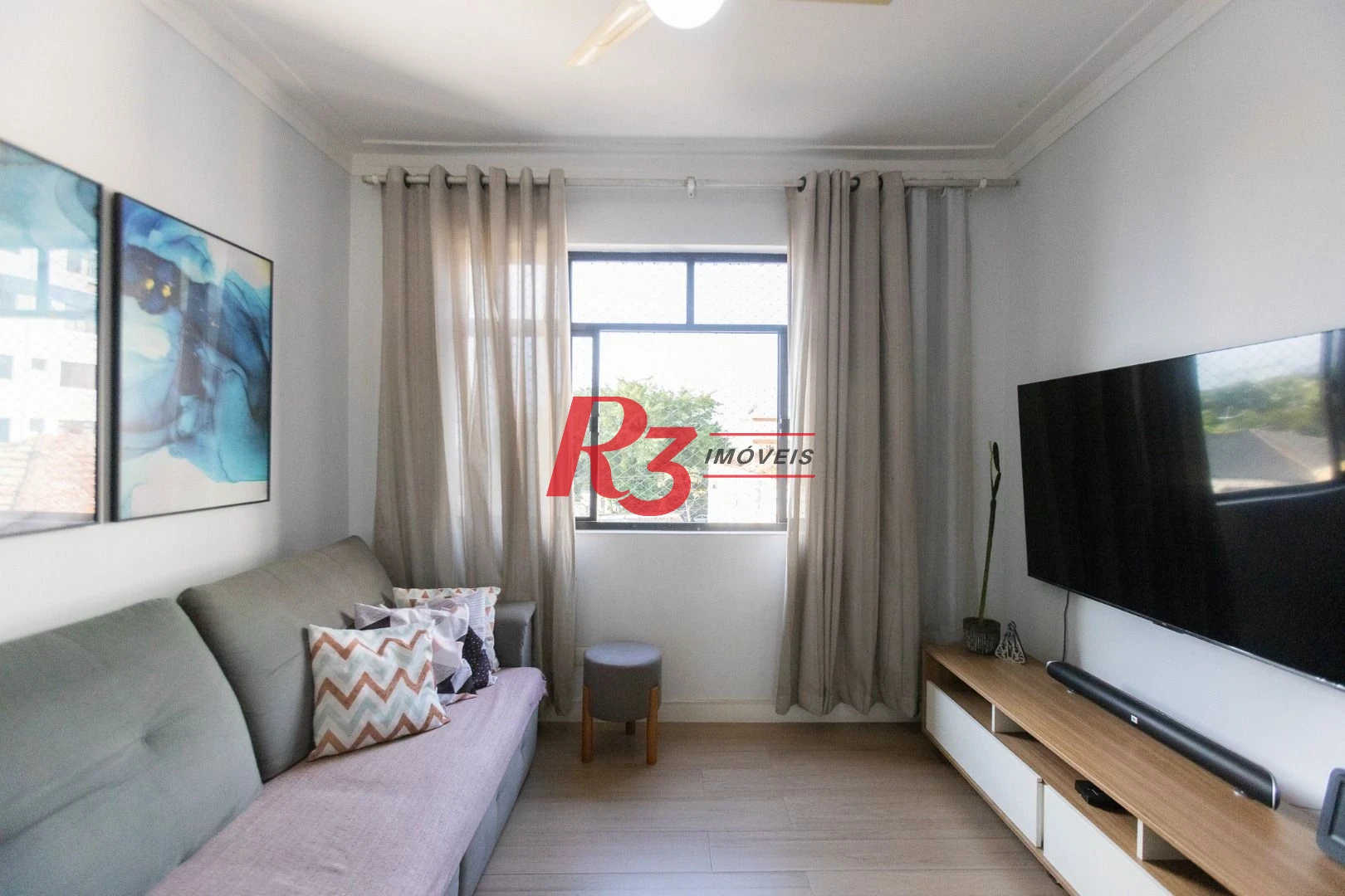 Apartamento com 2 dormitórios à venda, 90 m² por R$ 530.000,00 - Aparecida - Santos/SP