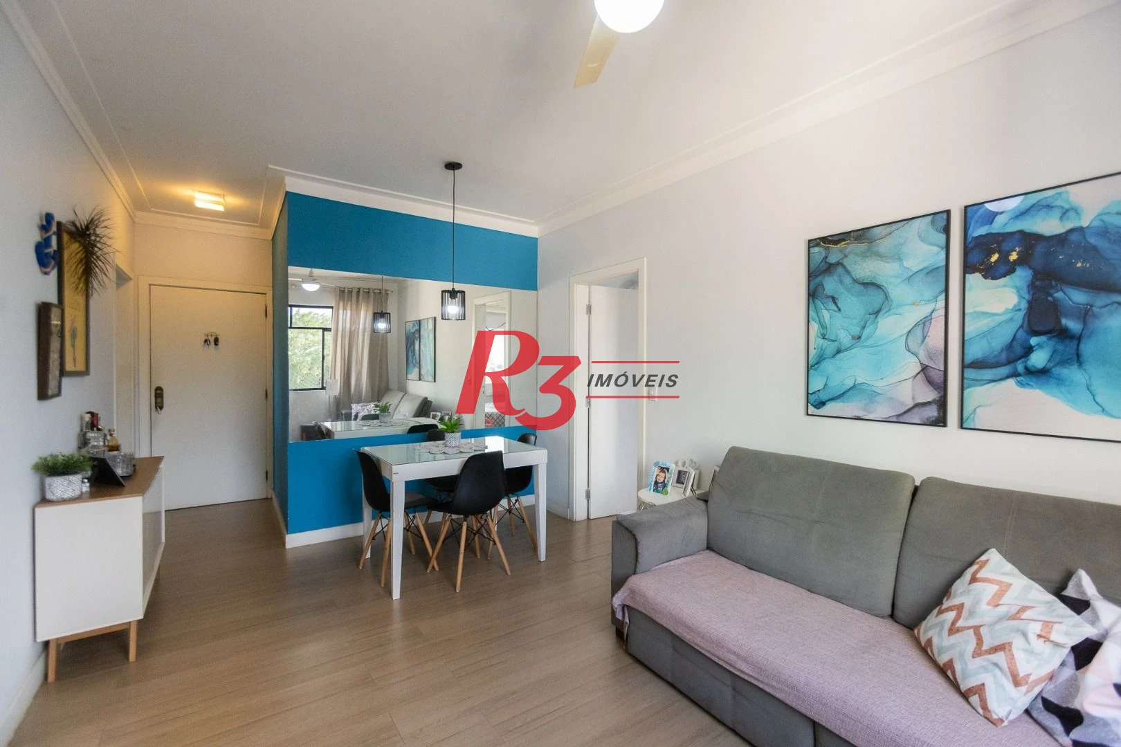 Apartamento com 2 dormitórios à venda, 90 m² por R$ 530.000,00 - Aparecida - Santos/SP