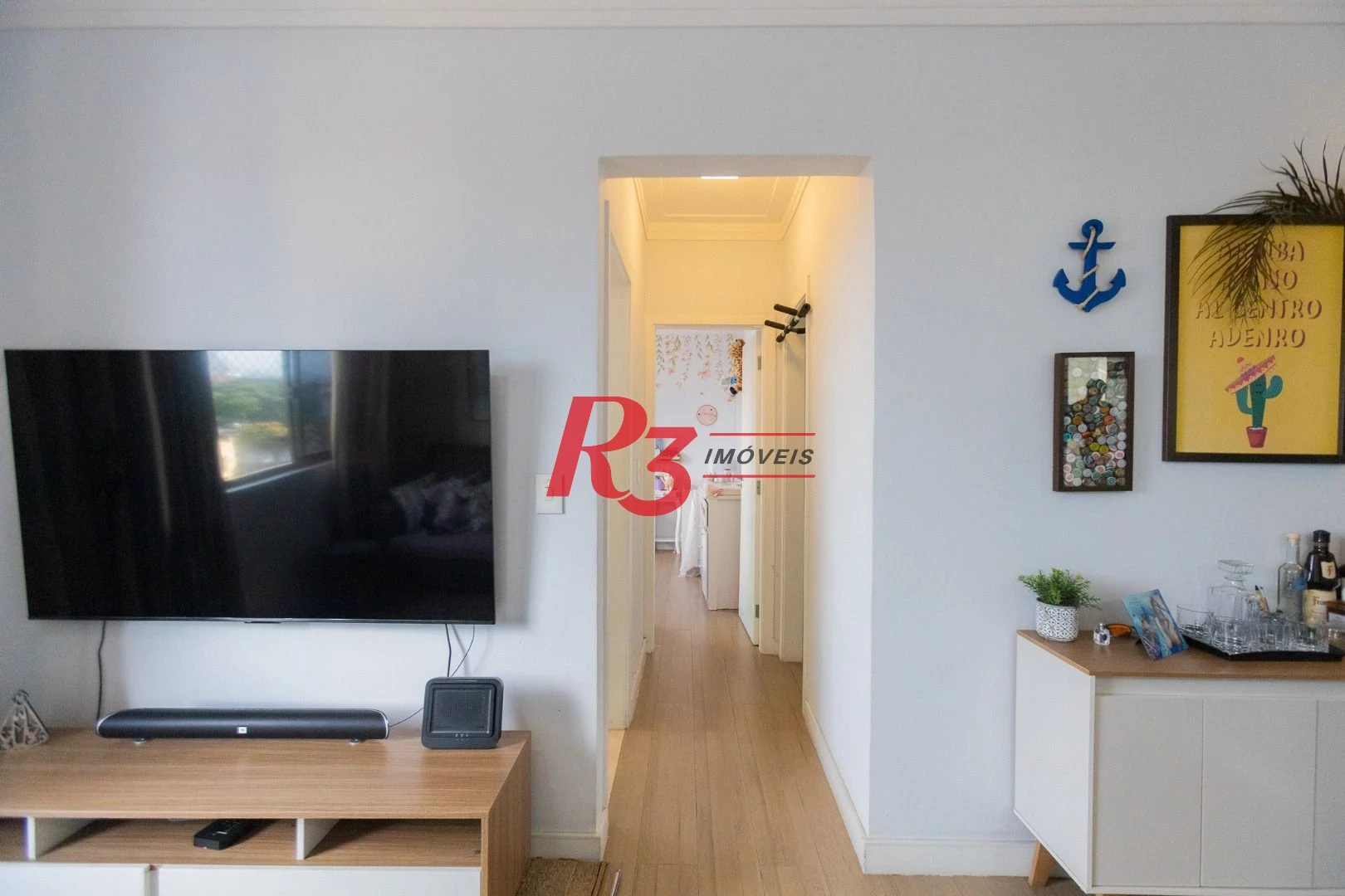 Apartamento com 2 dormitórios à venda, 90 m² por R$ 530.000,00 - Aparecida - Santos/SP