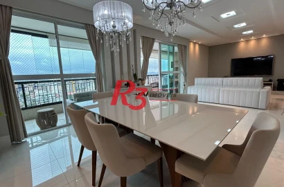 Apartamento com 3 dormitórios à venda, 204 m² por R$ 2.600.000,00 - Vila Rica - Santos/SP