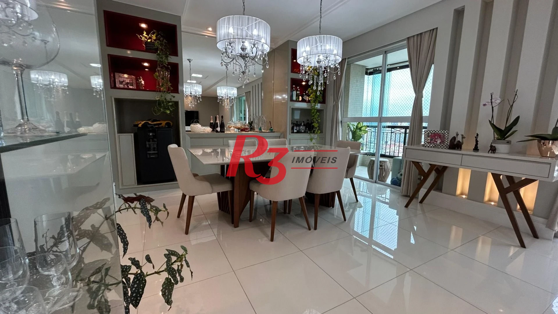 Apartamento com 3 dormitórios à venda, 204 m² por R$ 2.600.000,00 - Vila Rica - Santos/SP