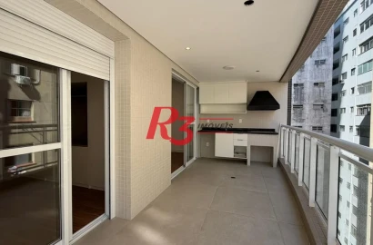 Apartamento com 2 dormitórios para alugar, 91 m² por R$ 8.000,00/mês - Boqueirão - Santos/SP