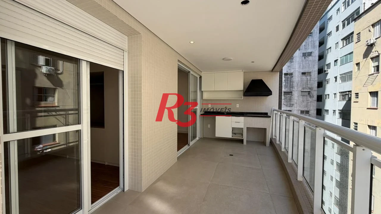 Apartamento com 2 dormitórios para alugar, 91 m² por R$ 8.000,00/mês - Boqueirão - Santos/SP