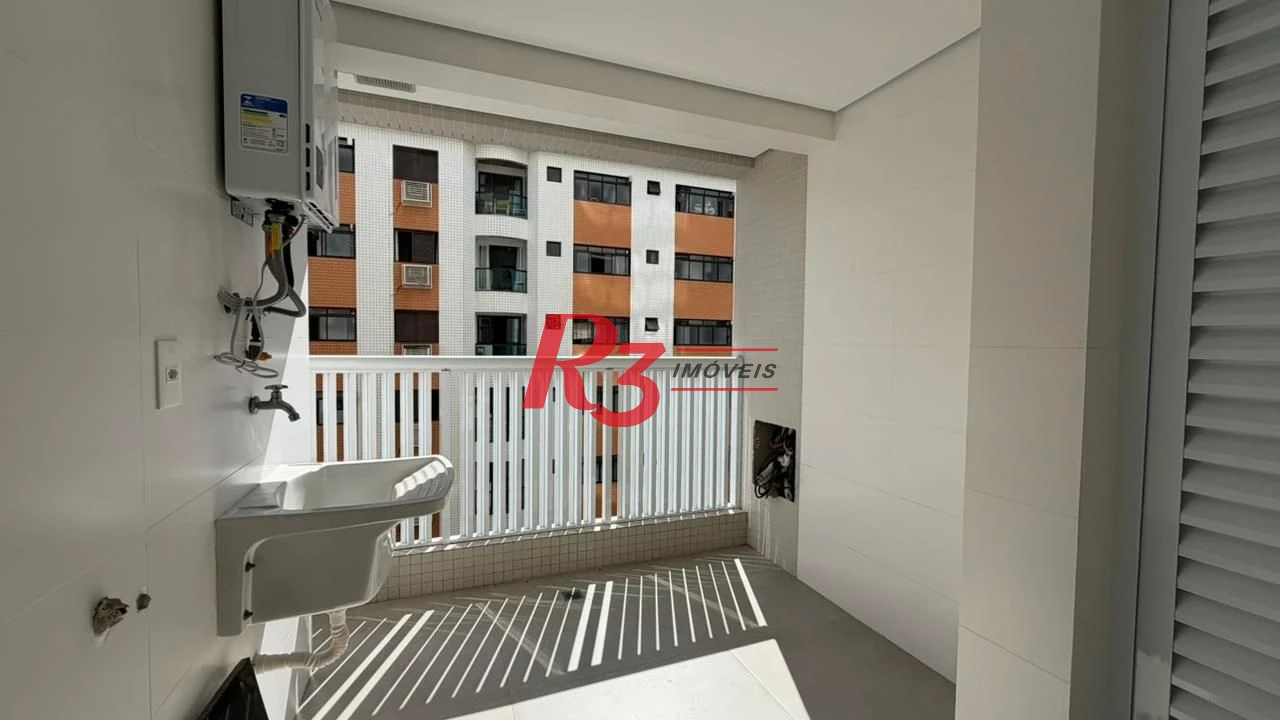 Apartamento com 2 dormitórios para alugar, 91 m² por R$ 8.000,00/mês - Boqueirão - Santos/SP