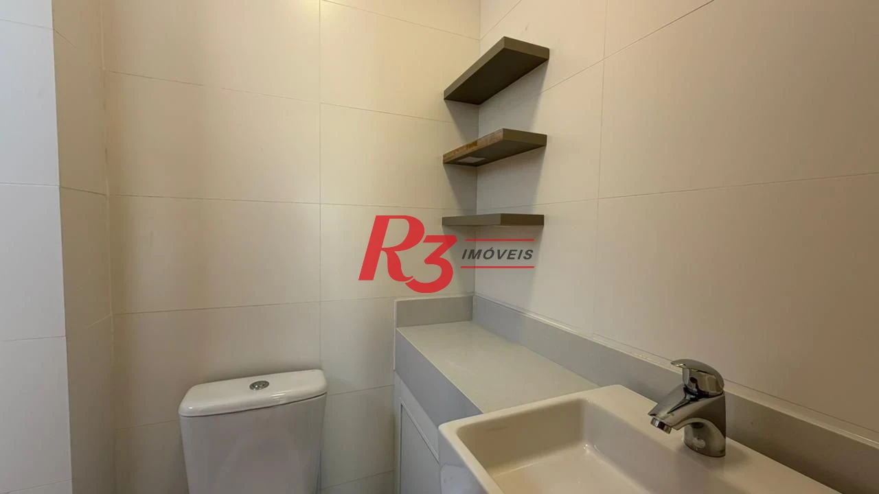Apartamento com 2 dormitórios para alugar, 91 m² por R$ 8.000,00/mês - Boqueirão - Santos/SP