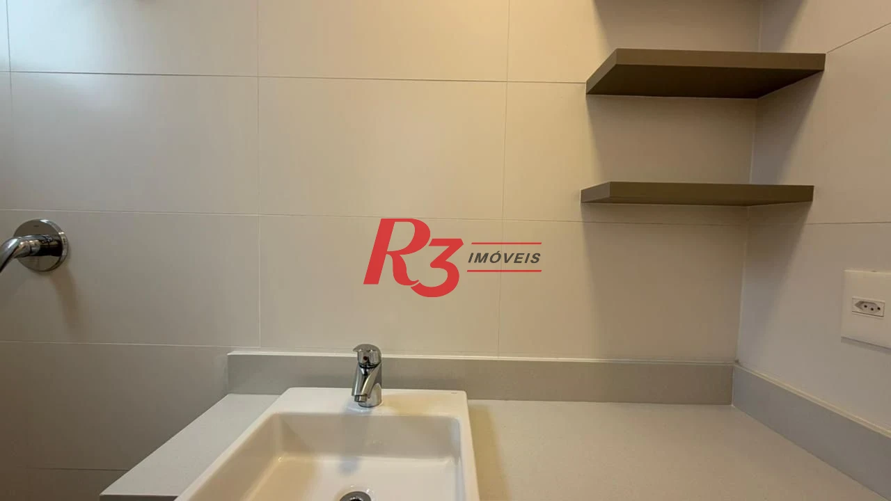 Apartamento com 2 dormitórios para alugar, 91 m² por R$ 8.000,00/mês - Boqueirão - Santos/SP