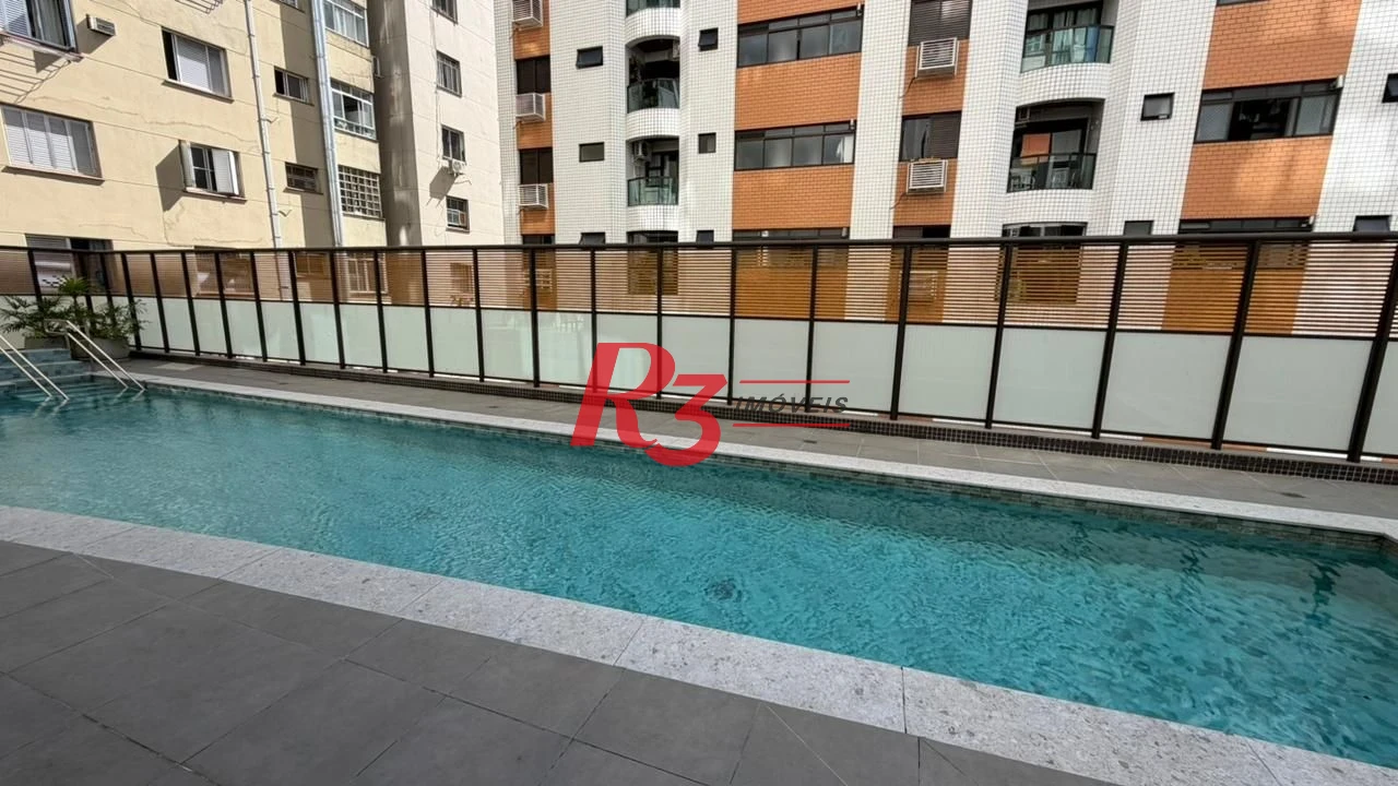 Apartamento com 2 dormitórios para alugar, 91 m² por R$ 8.000,00/mês - Boqueirão - Santos/SP