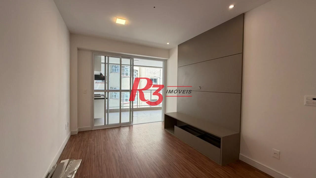 Apartamento com 2 dormitórios para alugar, 91 m² por R$ 8.000,00/mês - Boqueirão - Santos/SP