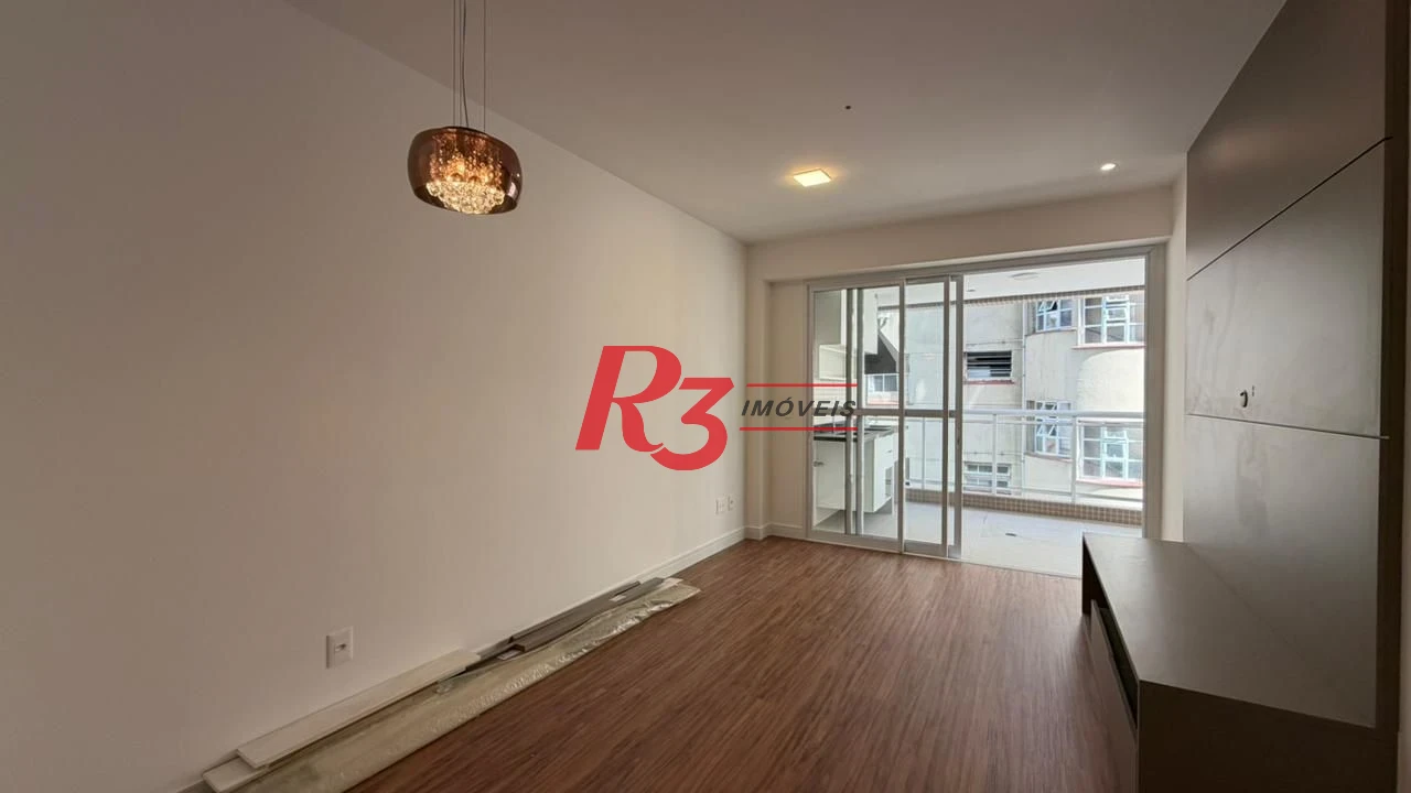 Apartamento com 2 dormitórios para alugar, 91 m² por R$ 8.000,00/mês - Boqueirão - Santos/SP