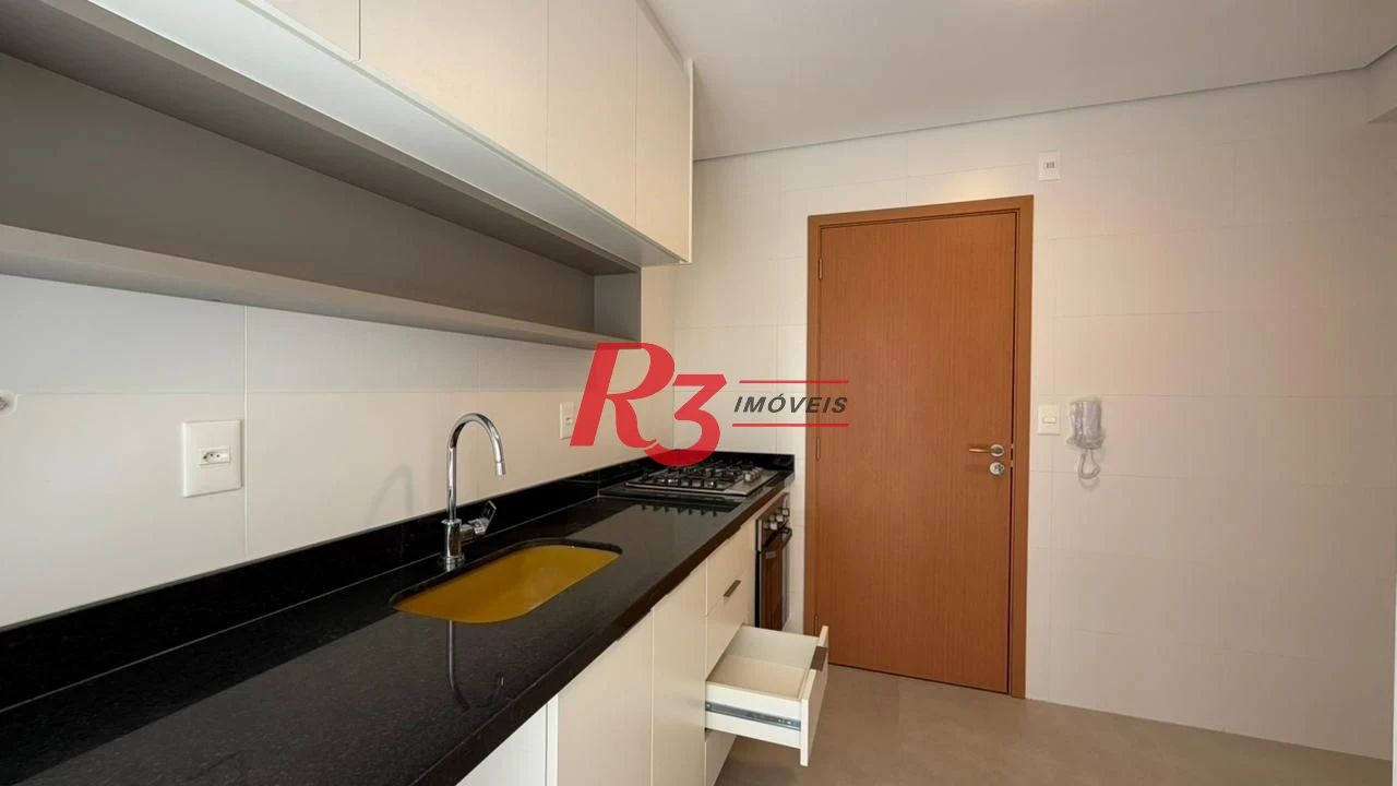 Apartamento com 2 dormitórios para alugar, 91 m² por R$ 8.000,00/mês - Boqueirão - Santos/SP
