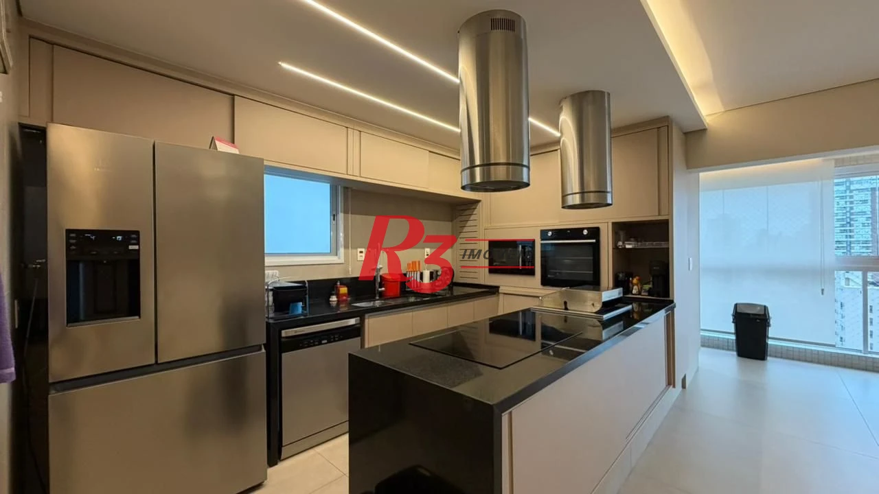 Apartamento Garden com 3 dormitórios à venda, 161 m² por R$ 3.200.000,00 - Boqueirão - Santos/SP