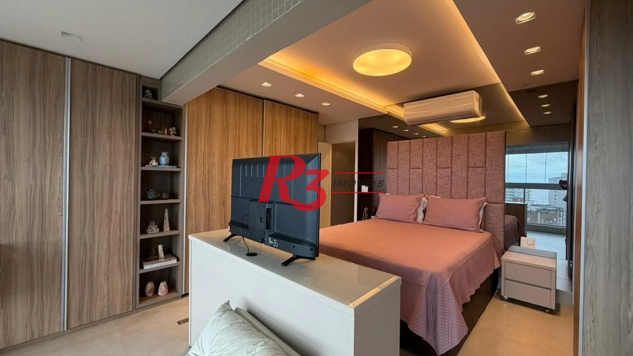 Apartamento Garden com 3 dormitórios à venda, 161 m² por R$ 3.200.000,00 - Boqueirão - Santos/SP