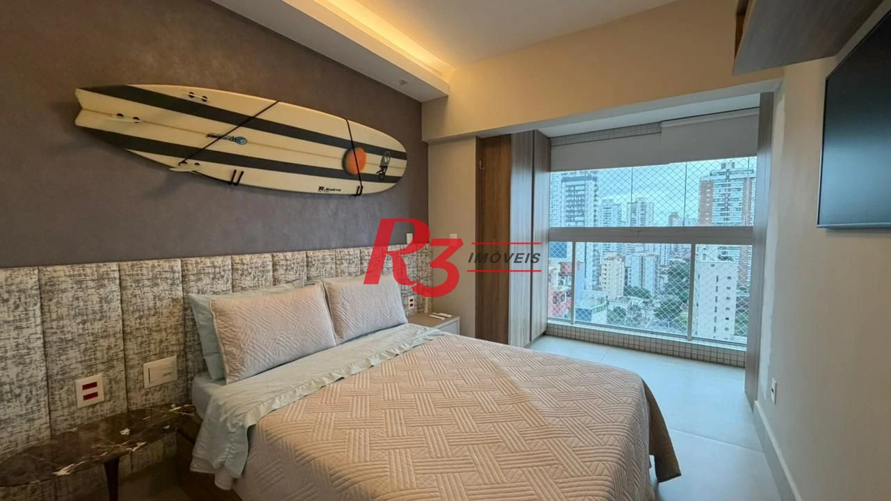 Apartamento Garden com 3 dormitórios à venda, 161 m² por R$ 3.200.000,00 - Boqueirão - Santos/SP