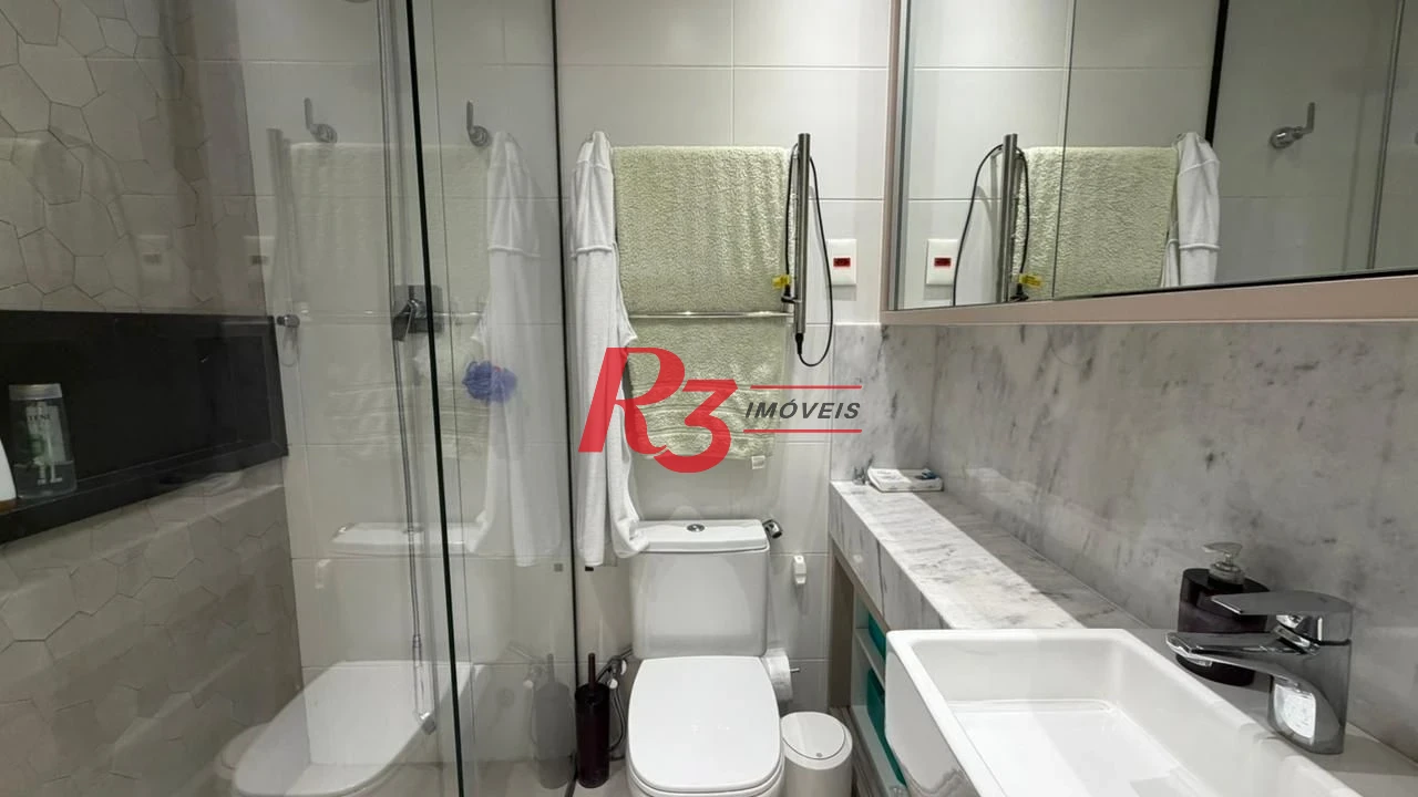 Apartamento Garden com 3 dormitórios à venda, 161 m² por R$ 3.200.000,00 - Boqueirão - Santos/SP