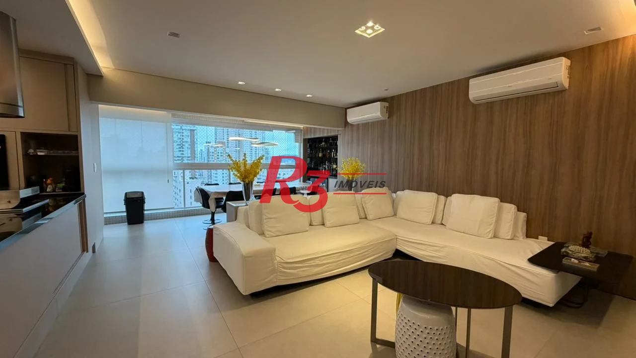Apartamento Garden com 3 dormitórios à venda, 161 m² por R$ 3.200.000,00 - Boqueirão - Santos/SP