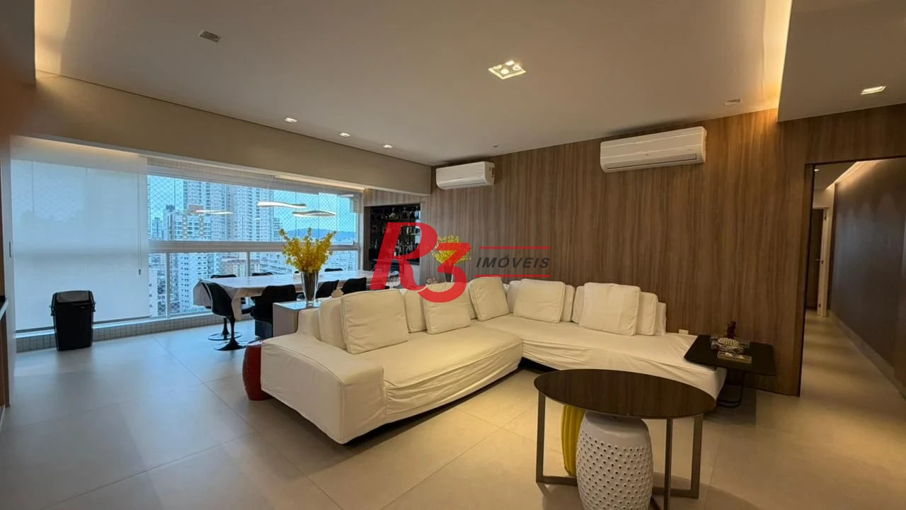 Apartamento Garden com 3 dormitórios à venda, 161 m² por R$ 3.200.000,00 - Boqueirão - Santos/SP