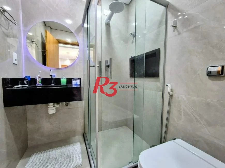 Apartamento com 1 dormitório à venda, 70 m² por R$ 550.000,00 - Aparecida - Santos/SP