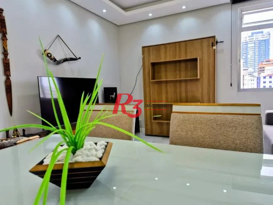 Apartamento com 1 dormitório à venda, 70 m² por R$ 550.000,00 - Aparecida - Santos/SP
