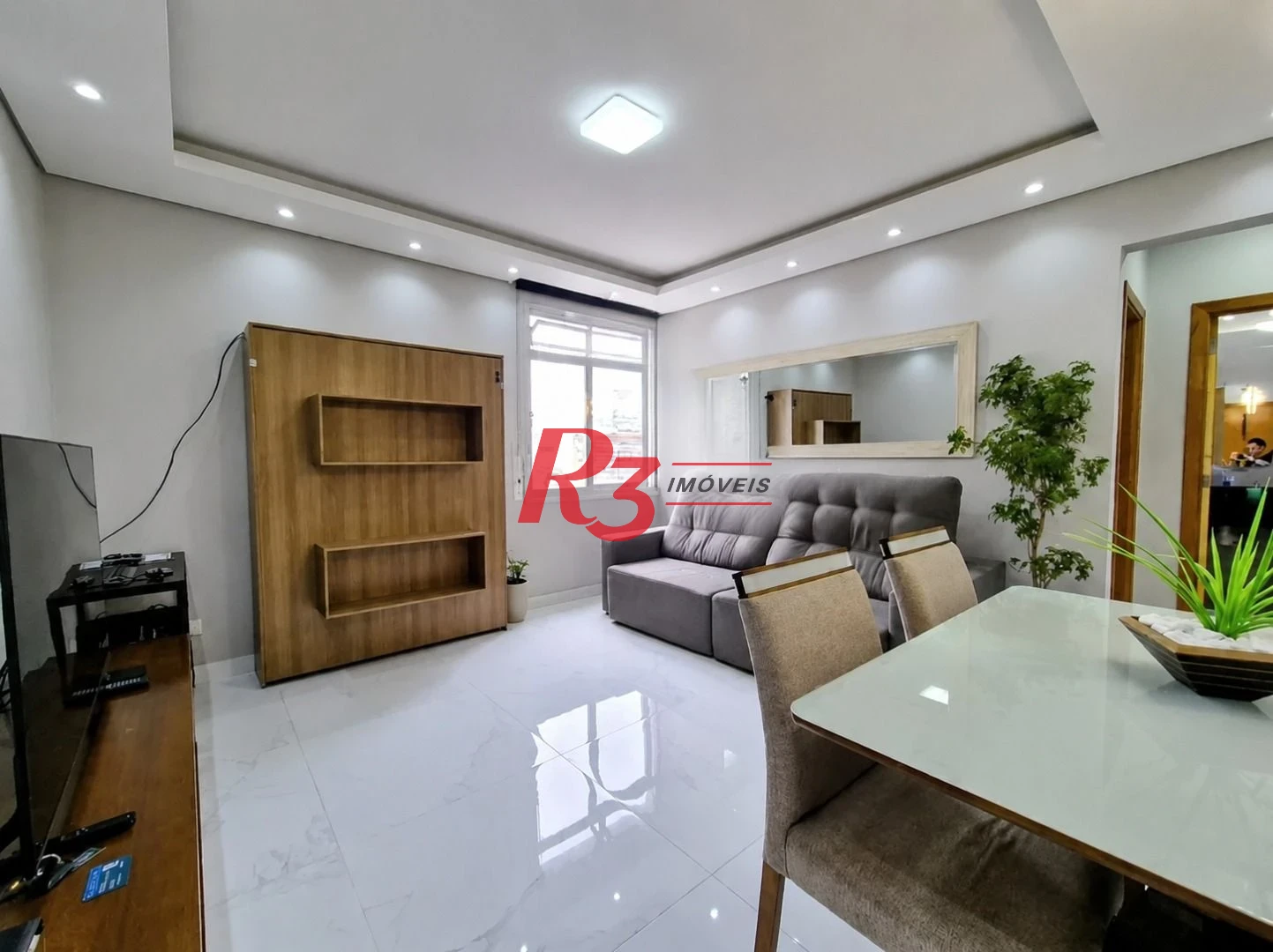 Apartamento com 1 dormitório à venda, 70 m² por R$ 550.000,00 - Aparecida - Santos/SP