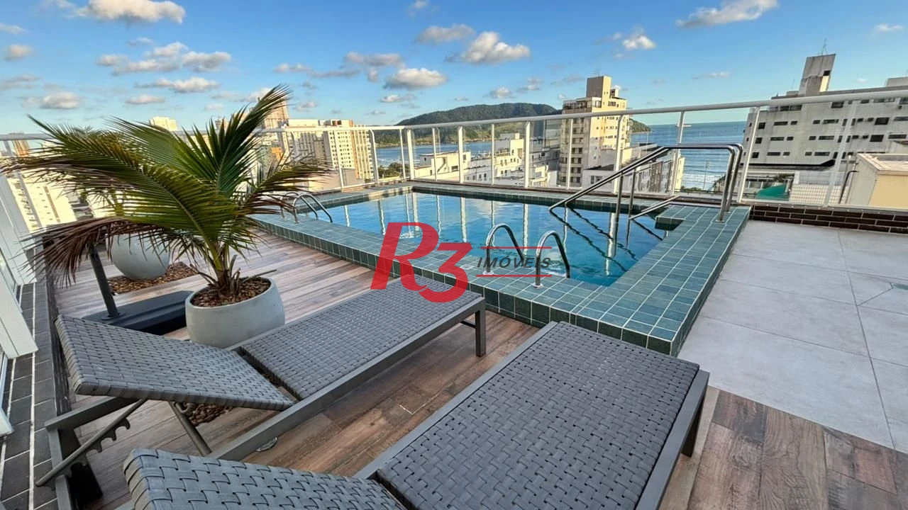 Apartamento com 2 dormitórios à venda, 82 m² por R$ 1.100.000,00 - Aparecida - Santos/SP