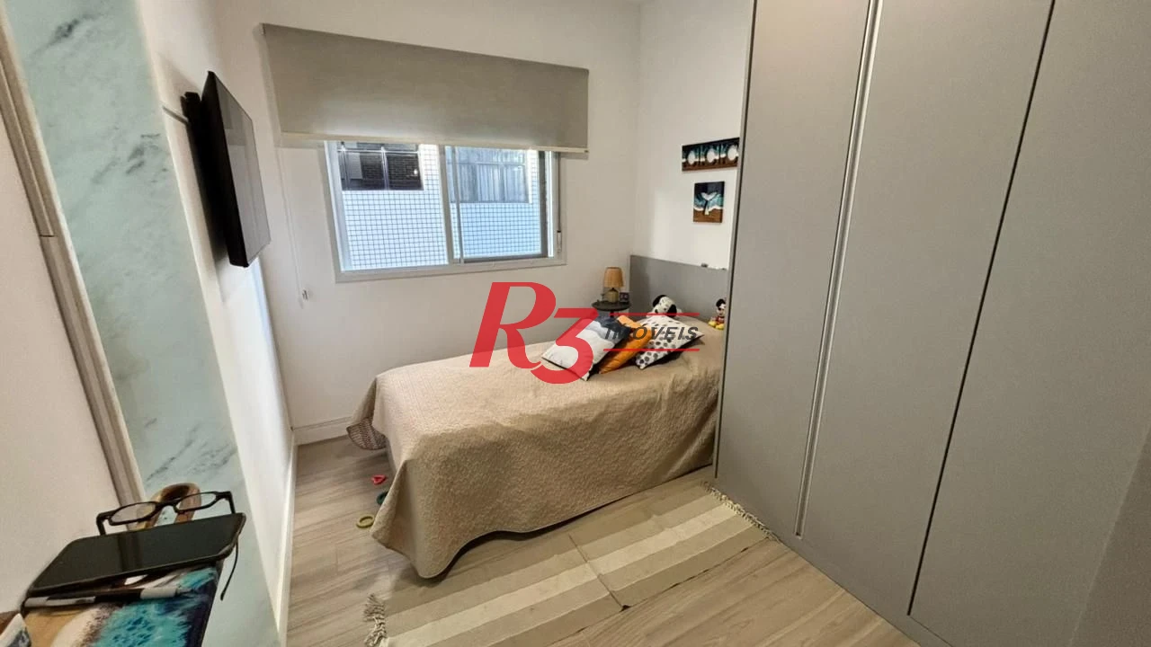 Apartamento com 2 dormitórios à venda, 82 m² por R$ 1.100.000,00 - Aparecida - Santos/SP