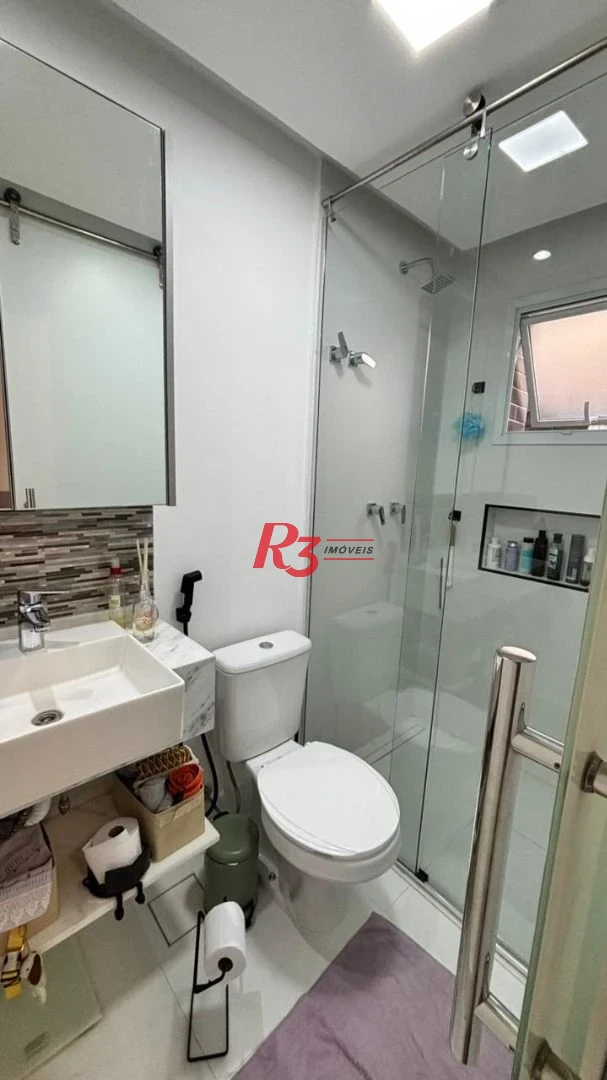 Apartamento com 2 dormitórios à venda, 82 m² por R$ 1.100.000,00 - Aparecida - Santos/SP