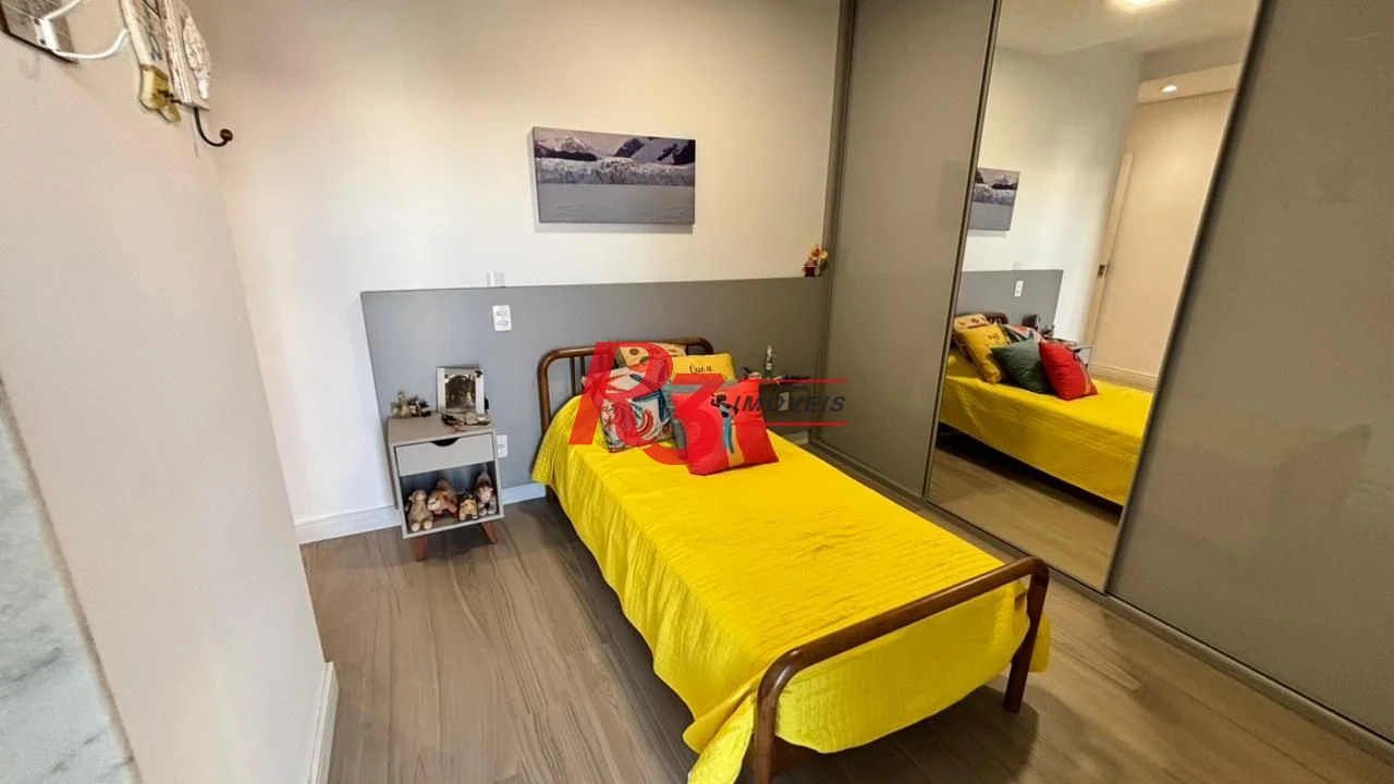 Apartamento com 2 dormitórios à venda, 82 m² por R$ 1.100.000,00 - Aparecida - Santos/SP