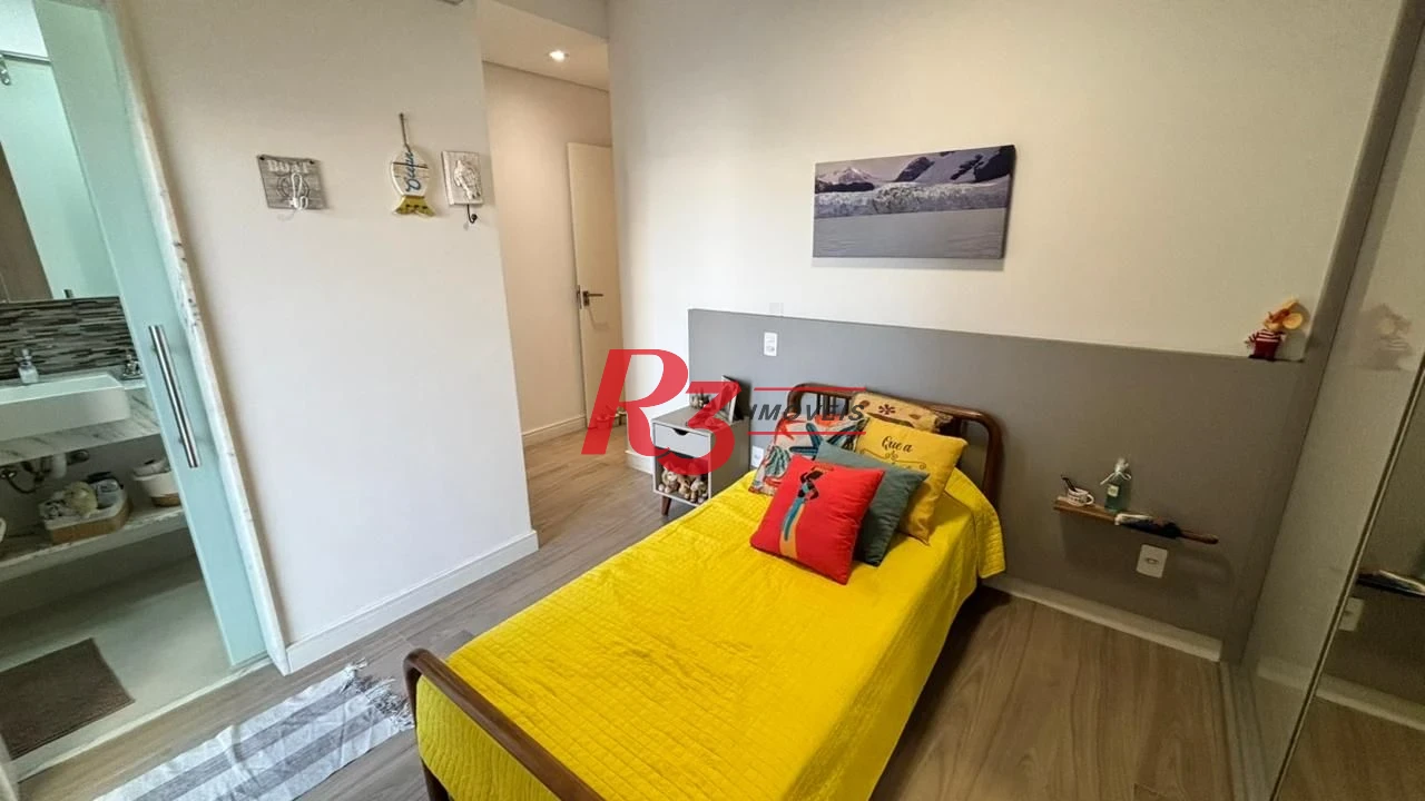Apartamento com 2 dormitórios à venda, 82 m² por R$ 1.100.000,00 - Aparecida - Santos/SP