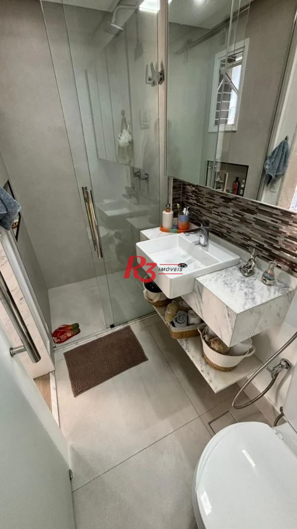 Apartamento com 2 dormitórios à venda, 82 m² por R$ 1.100.000,00 - Aparecida - Santos/SP