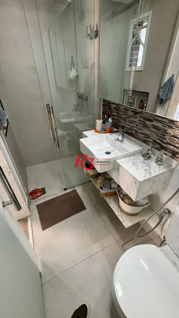 Apartamento com 2 dormitórios à venda, 82 m² por R$ 1.100.000,00 - Aparecida - Santos/SP