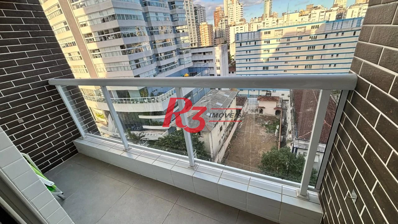 Apartamento com 2 dormitórios à venda, 82 m² por R$ 1.100.000,00 - Aparecida - Santos/SP