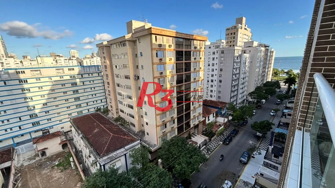 Apartamento com 2 dormitórios à venda, 82 m² por R$ 1.100.000,00 - Aparecida - Santos/SP
