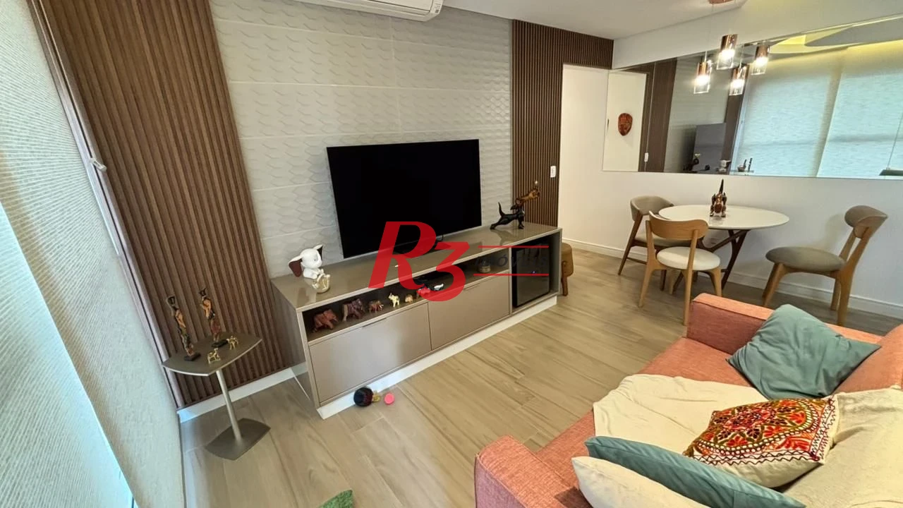 Apartamento com 2 dormitórios à venda, 82 m² por R$ 1.100.000,00 - Aparecida - Santos/SP