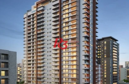 Apartamento com 2 dormitórios à venda, 96 m² por R$ 1.500.000,00 - Embaré - Santos/SP