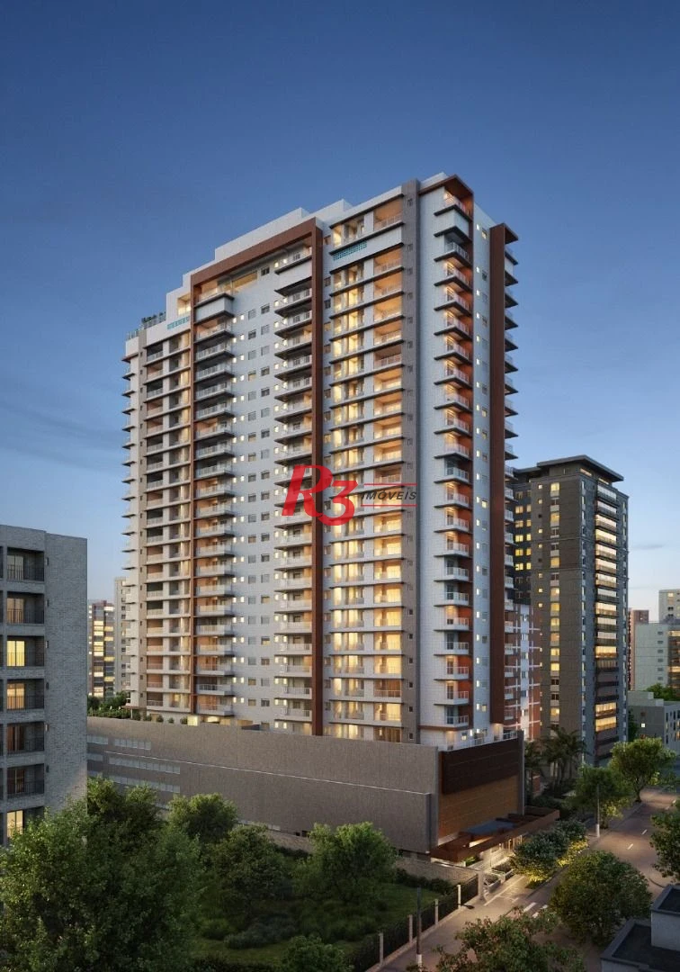 Apartamento com 2 dormitórios à venda, 96 m² por R$ 1.500.000,00 - Embaré - Santos/SP