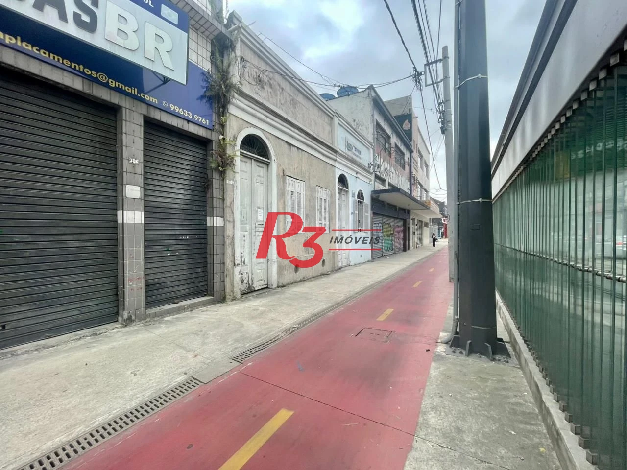 Prédio para alugar, 311 m² por R$ 10.586,63/mês - Paquetá - Santos/SP
