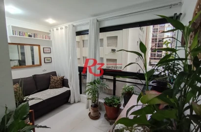 Apartamento com 3 dormitórios à venda, 98 m² por R$ 780.000,00 - Aparecida - Santos/SP